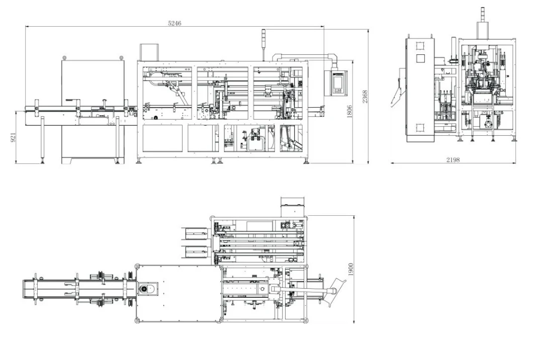 Multi Toilet Roll Packing Machine with Servos Control for Tissue Counting Automatic Roll Paper Bundle Packing System